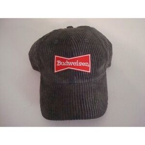 BUD BEER  CORDUROY 00S DEADSTOCK    HAT CAP VINTAGE T4